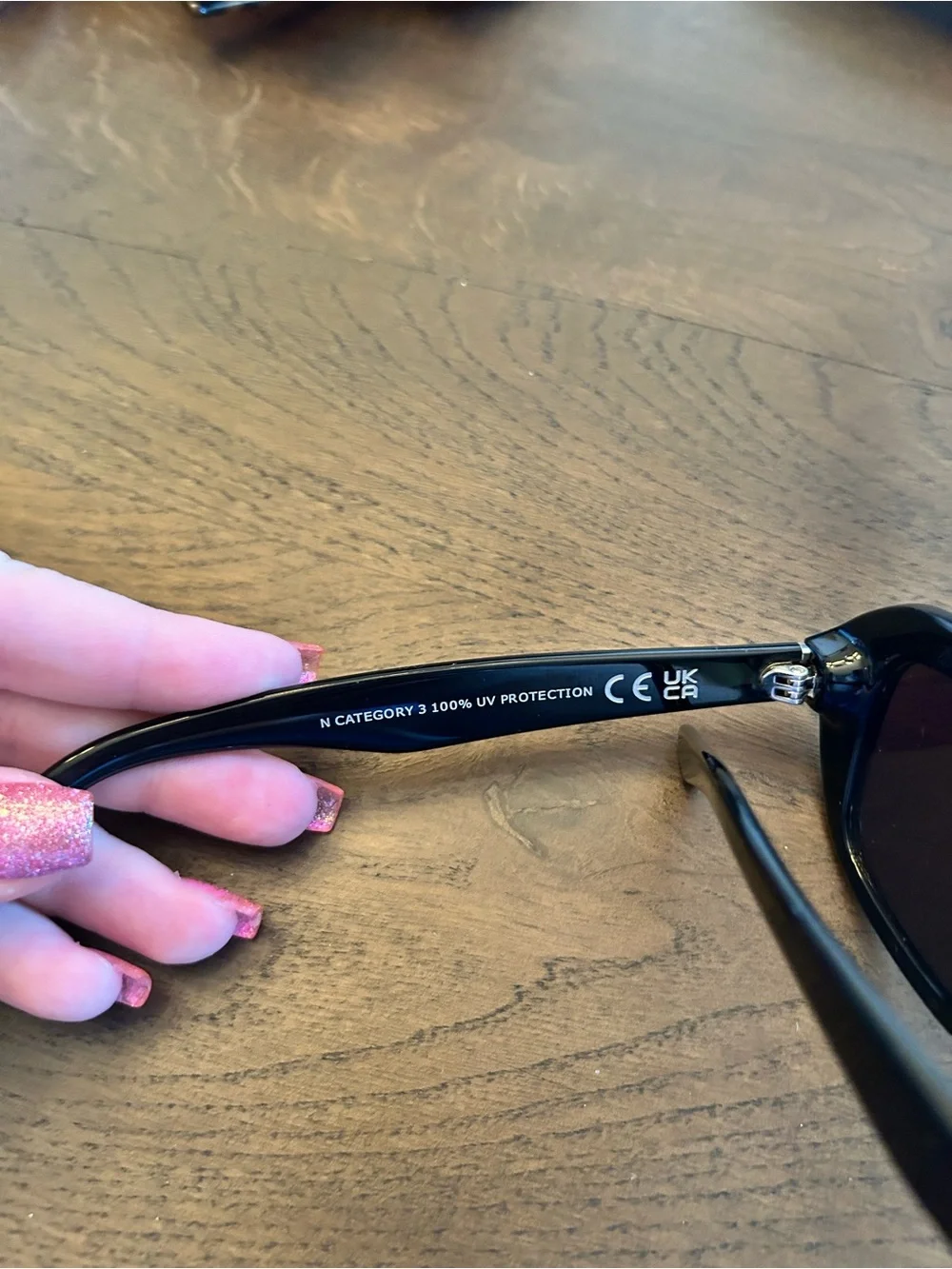 Massimo Dutti black round square sunglasses n category 3 100% UV protection